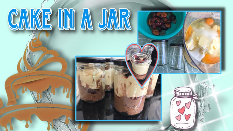 Cake in a jar – what fun!/ Kuchen im Glas – das macht Spaß!