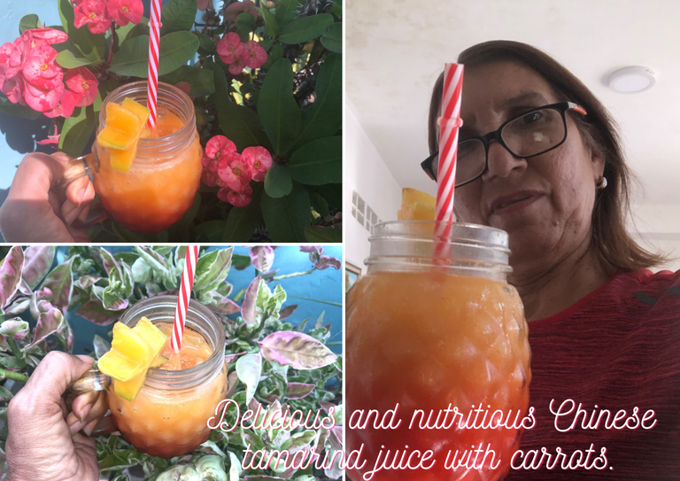 Delicious and nutritious Chinese tamarind juice with carrots [Eng-Esp]