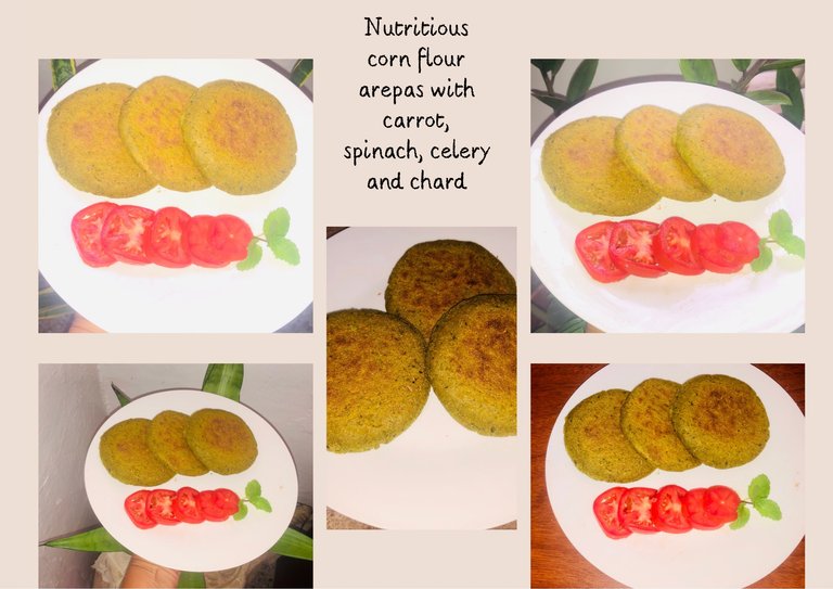 Nutritious corn flour arepas with carrot, spinach, celery and chard.png