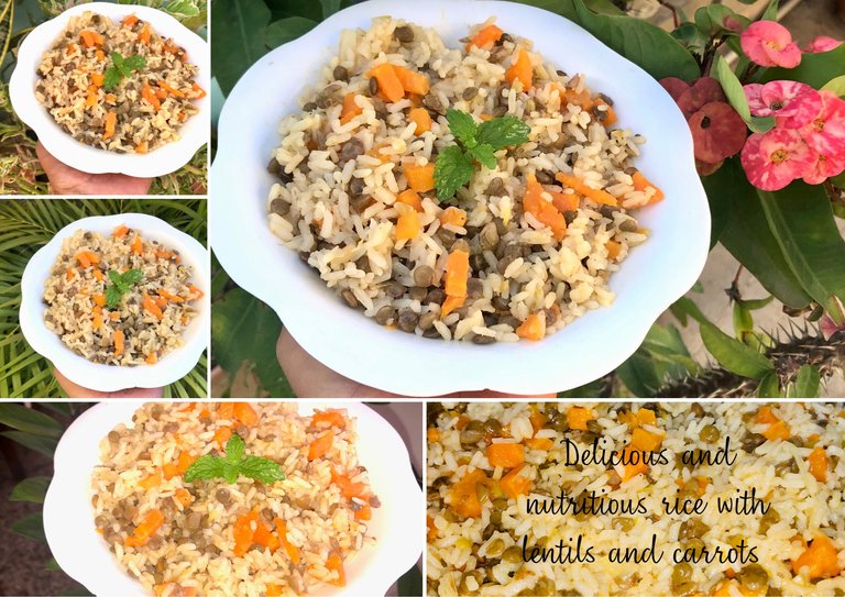 Delicious and nutritious rice with lentils and carrots.png