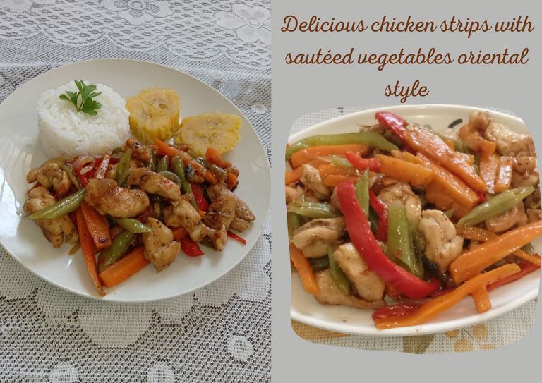 Delicious chicken strips with sautéed vegetables oriental style.png