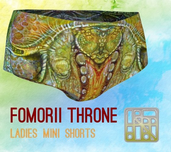 FOMORII THRONE Ladies Mini Shorts AOW.jpg