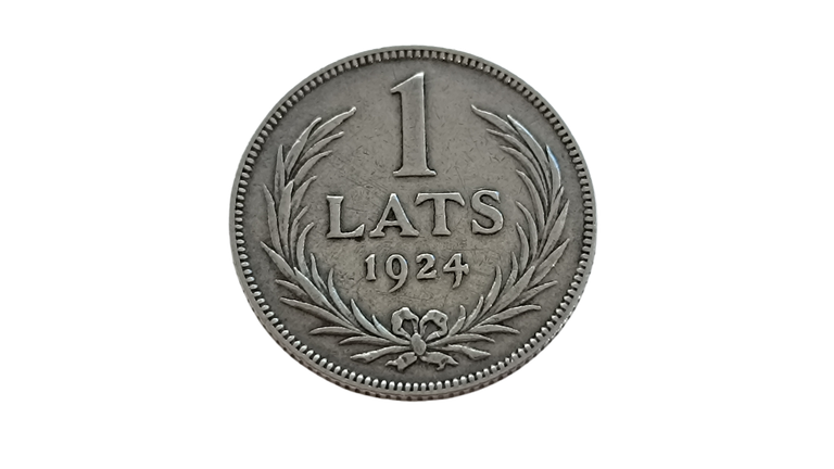 1924 - Latvia - 1 Lats - Reverse.png