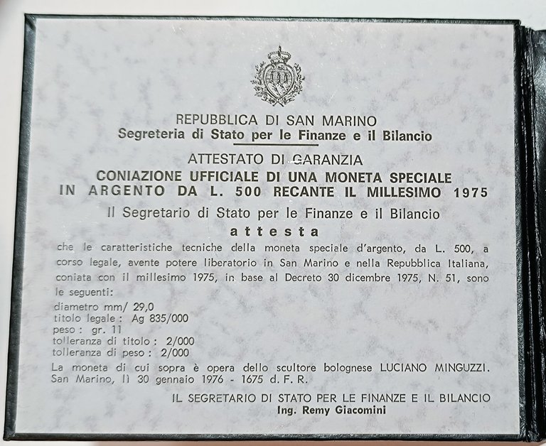 500 Lire Numismatic agency opening obverse San Marino (11).jpg