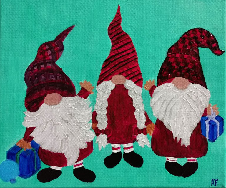 Gnomes acrylic painting end result.jpg