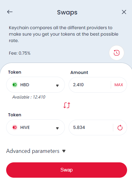 swap tokens with the keychain browser extension 1.png