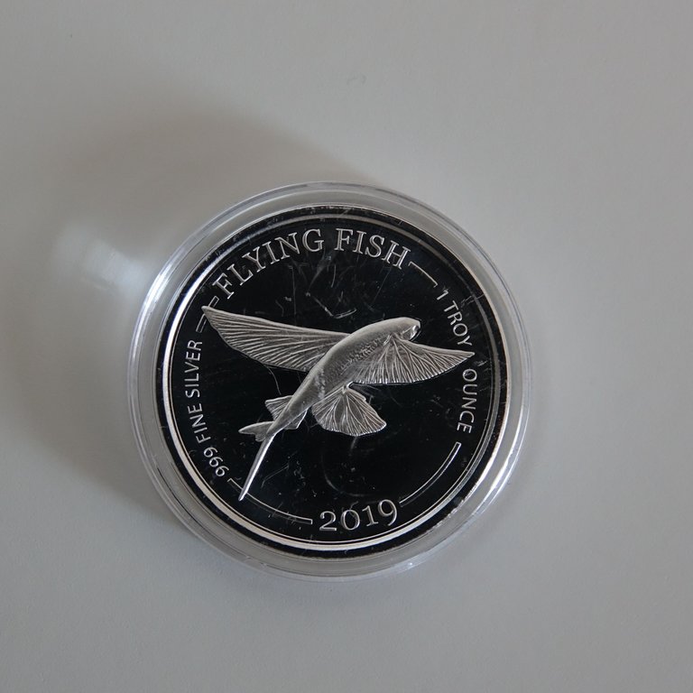2019 Barbados Flying Fish 1 dollar silver coin (4).JPG