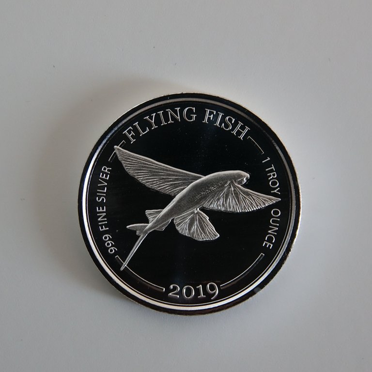 2019 Barbados Flying Fish 1 dollar silver coin (1).JPG