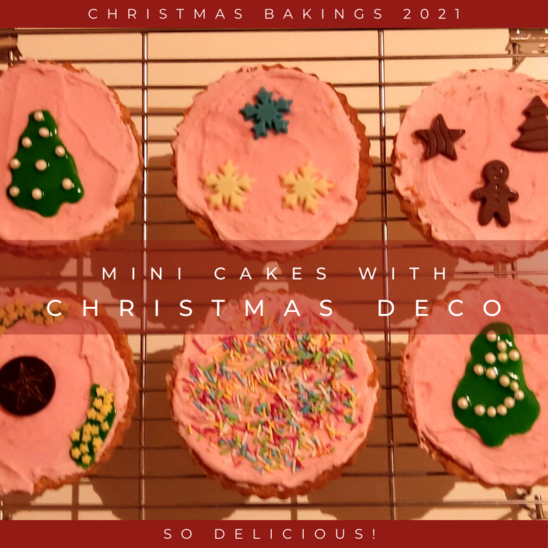 Christmas Bakings 2021 Mini Cakes With Icing & Christmas Decoration.png
