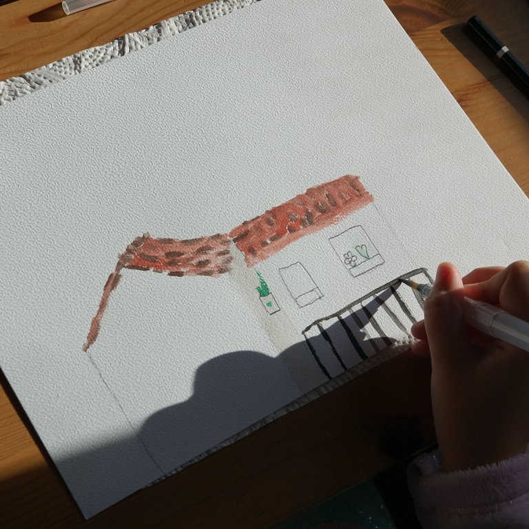 Watercolour painting in the early morning (3).JPG