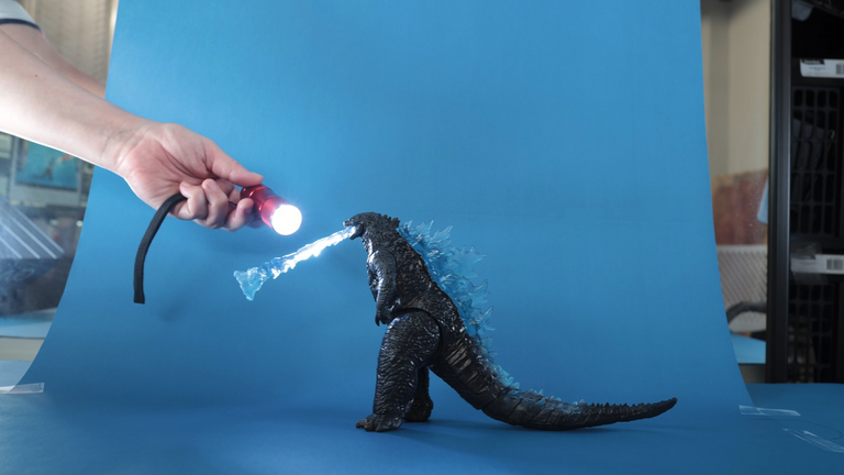 Godzilla in the spotlight.