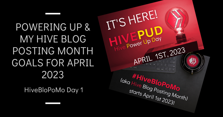 Powering Up & My Hive Blog Posting Month Goals for April 2023 blog thumbnail.png