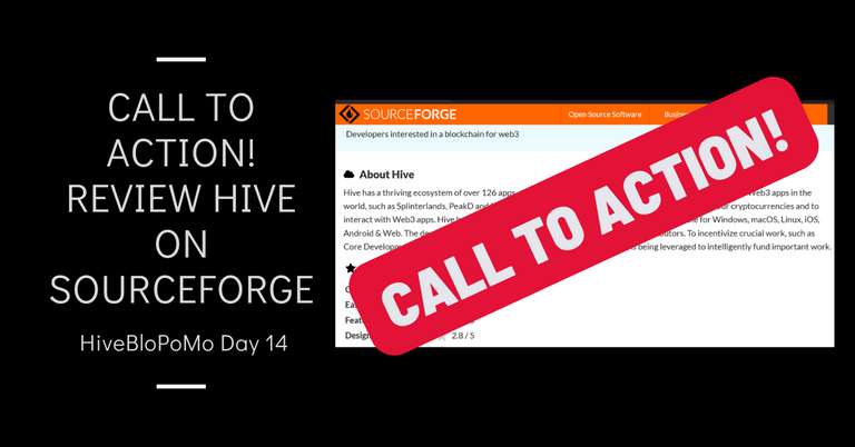 Call to Action Review Hive on SourceForge blog thumbnail.png