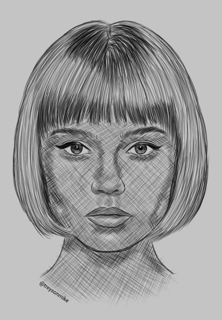 Lady Drawing