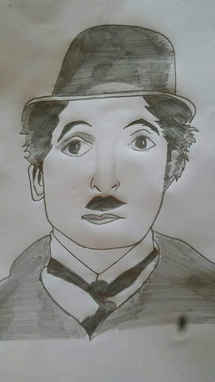 Charlie Chaplin pencil art art artist love photography drawing  artwork instagood photooftheday instagram like fashion beautiful   Instagram