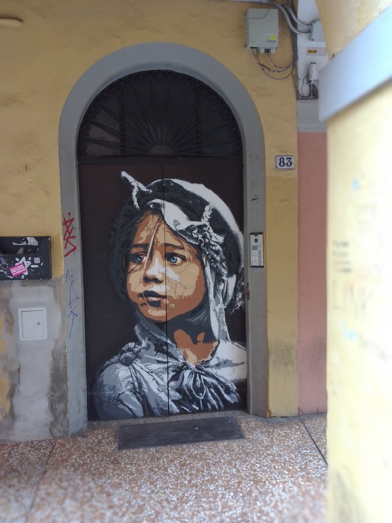 Street Art of Bologna, Italy.