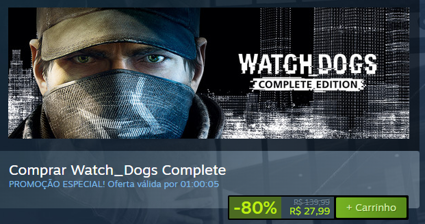 Watch Dogs Steam Promo.