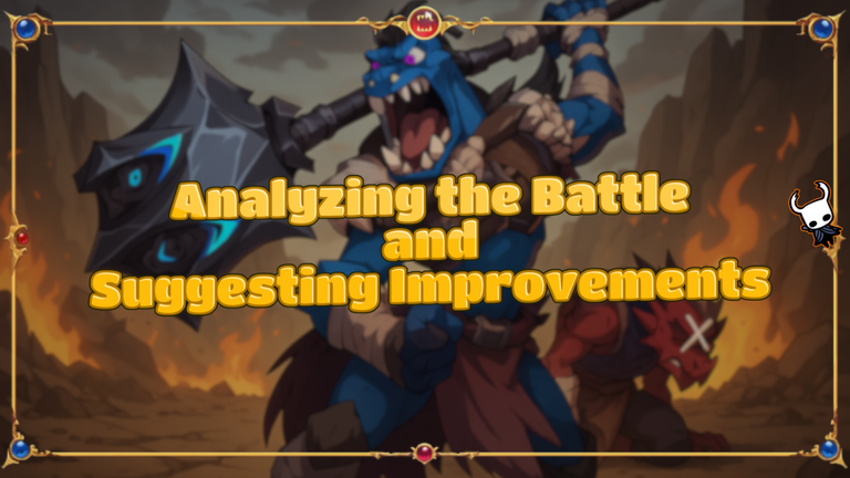 Analyzing the Battle and Suggesting Improvements