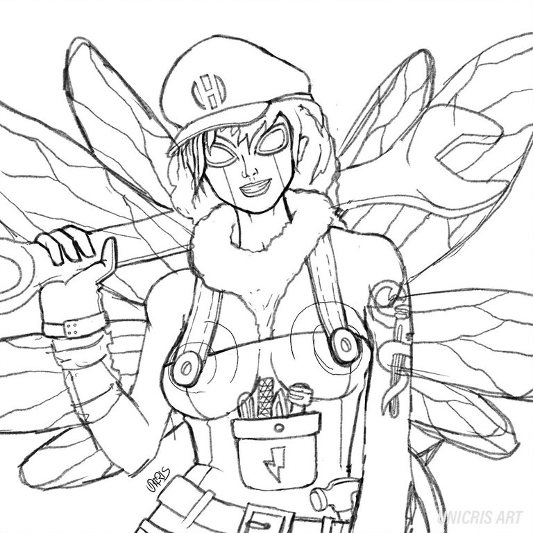 009. Technician Bee - Sketch - 1000x1000.jpg