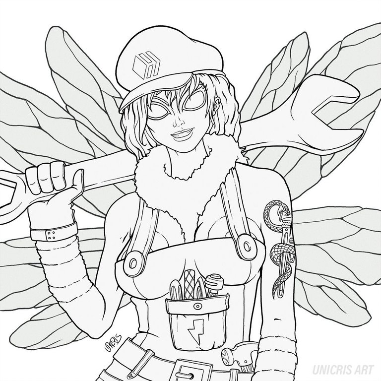 009. Technician Bee - Outlines - 1000x1000.jpg