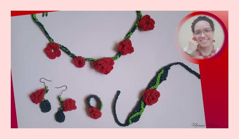 Rosas Tejidas en Crochet Anillos pulsera collar y zarcillos - Portada.jpg