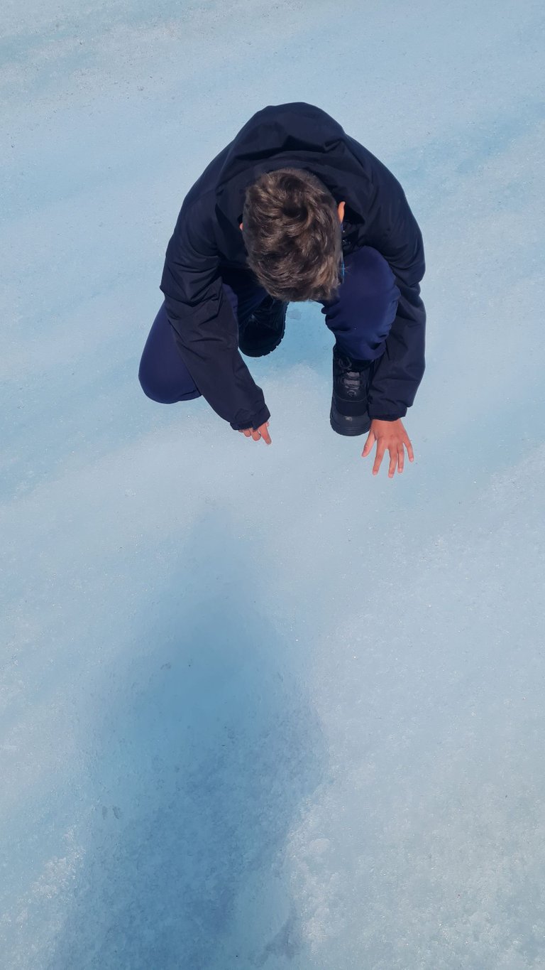 Glacier - Stepping on the ice