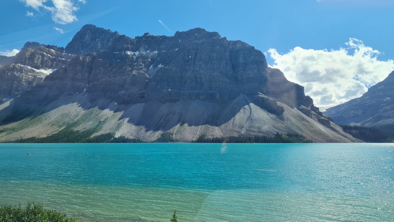 Icefield Parkway Road View to Bow Lake 2