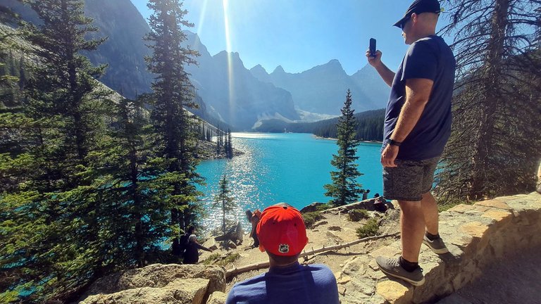 Moraine Lake Rockpile View