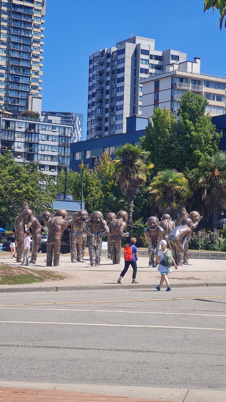 English Bay beach Sculptures