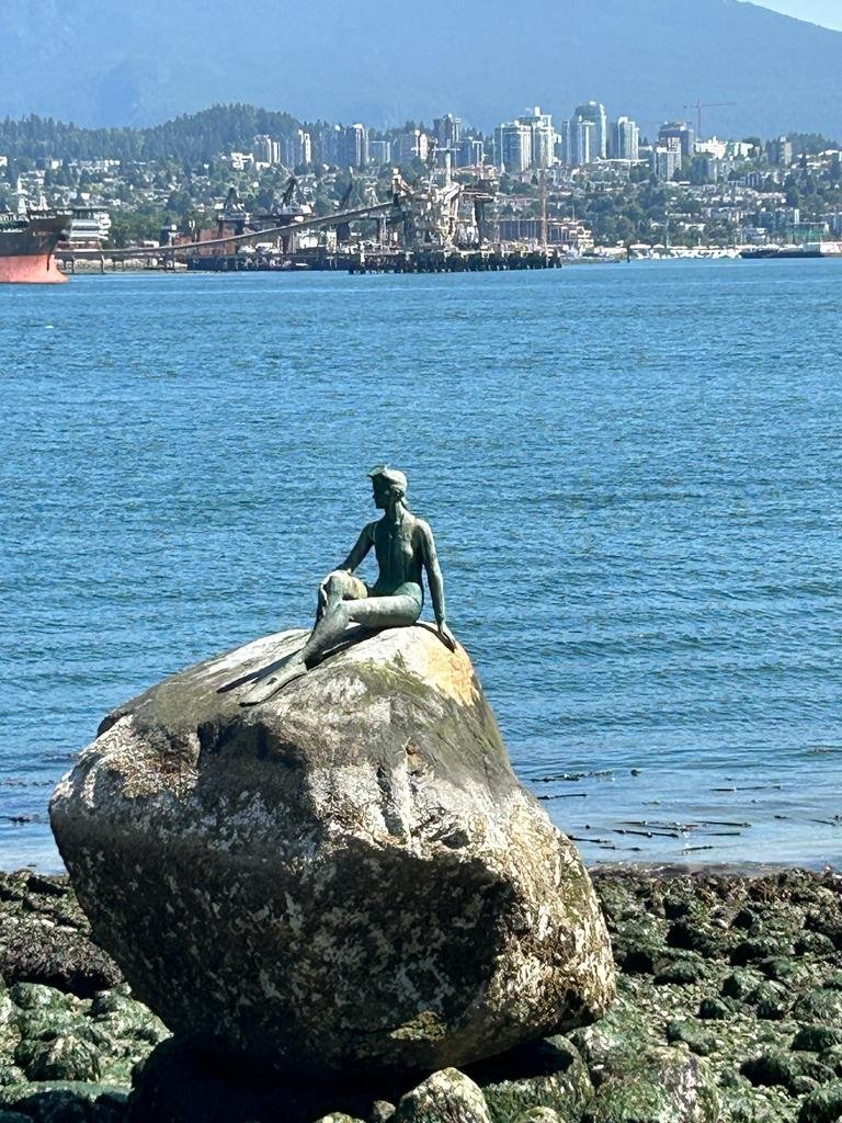 Stanley Park - Girl in a Wet Suit Sculpture