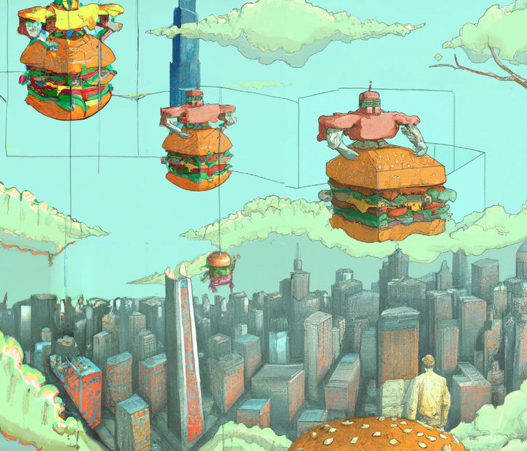 DALLE_2022-09-09_16.10.17_-_a_giant_robot_made_of_burger_floating_above_a_glass_city_by_moebius.png