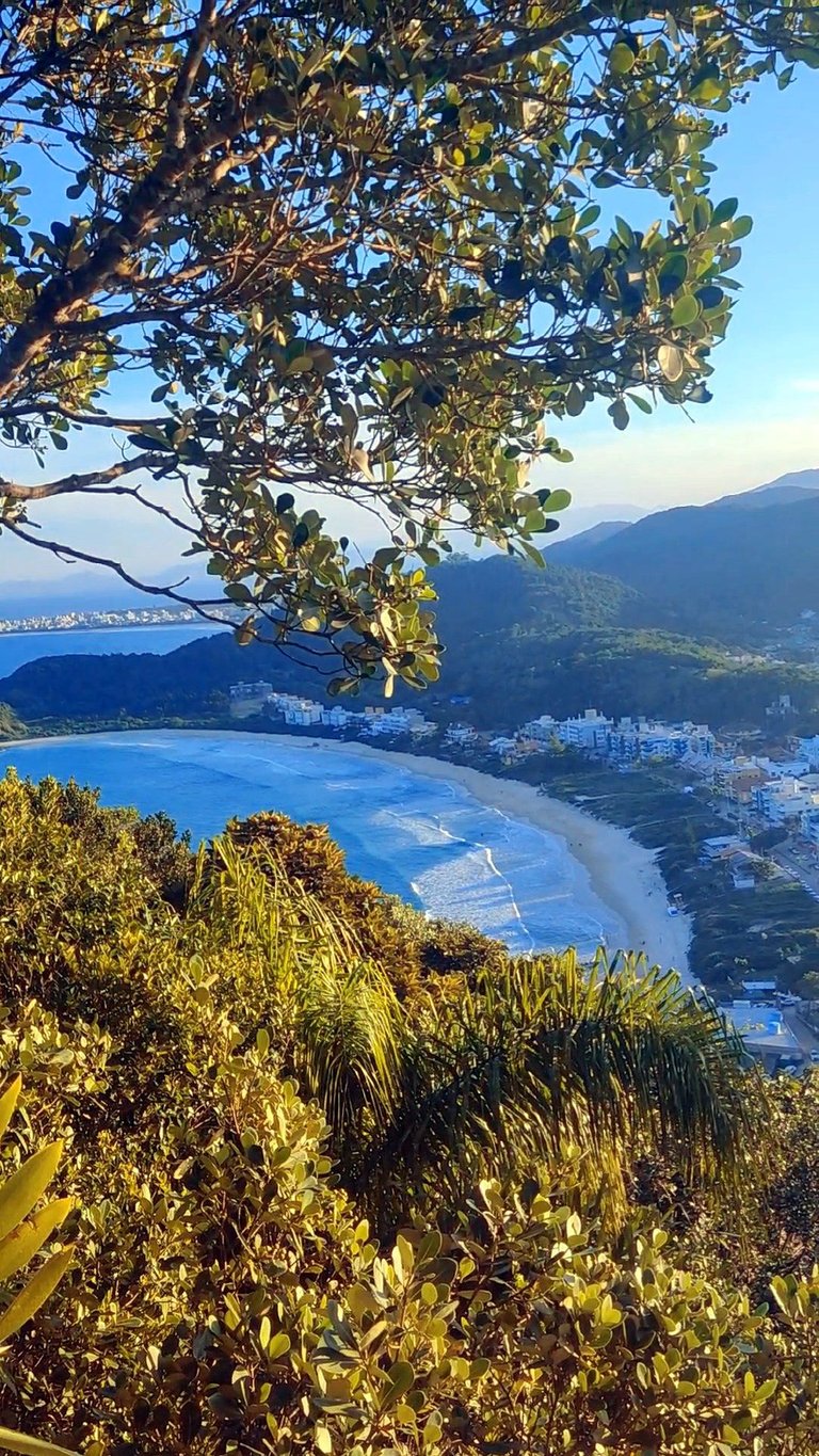 4 Ilhas beach - Mariscal beach on background