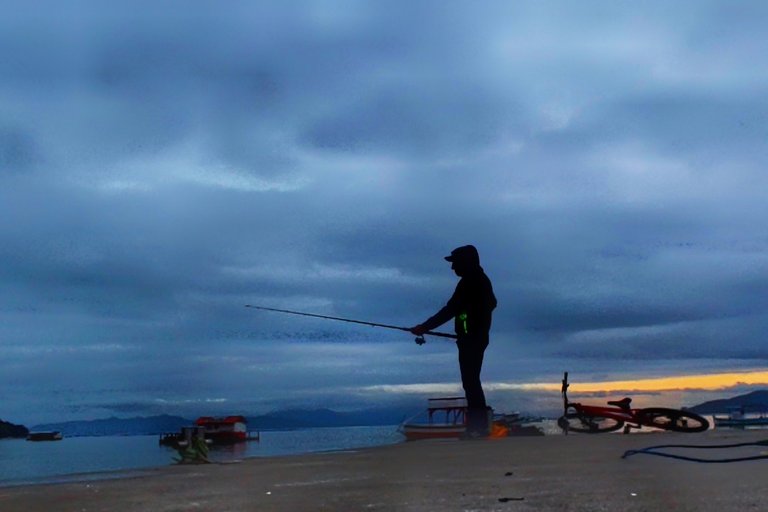 Fisherman at Deck