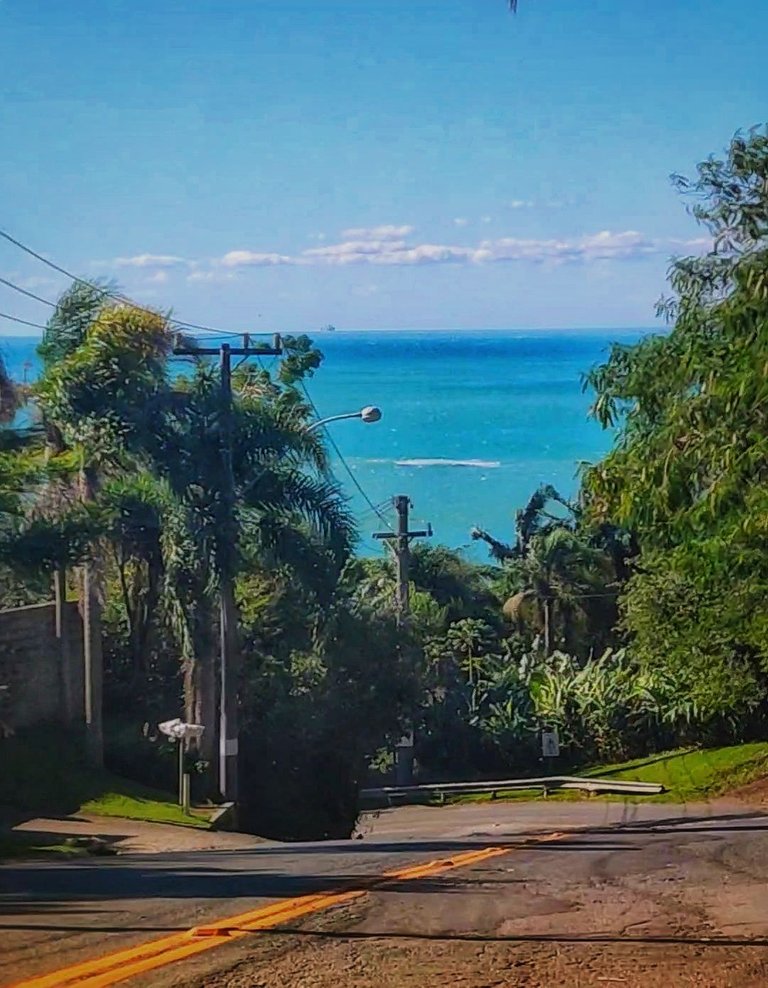 Ocean view from Road leaving Brava