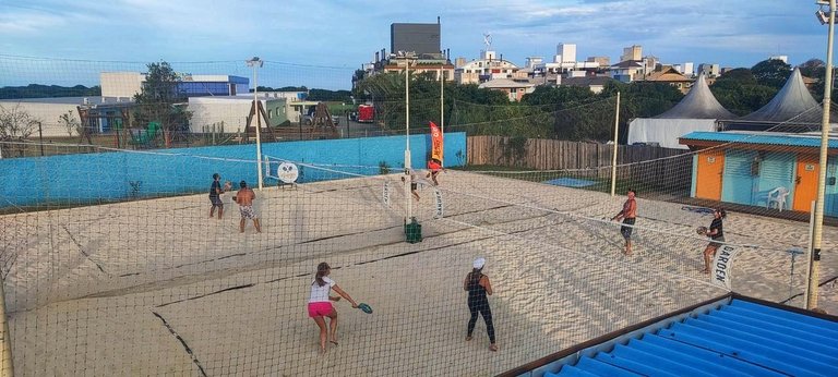 Garden Family volleyball court