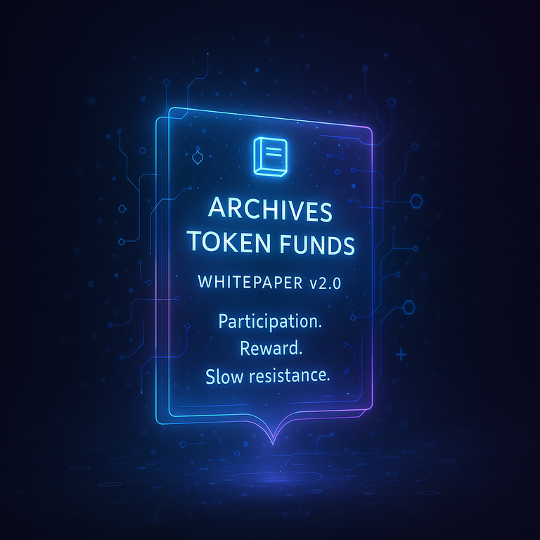 📘 Archives Token Funds – Whitepaper v2.0