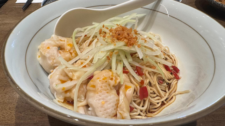 Prawn Dumpling with Chilli Vinaigrette Ramen