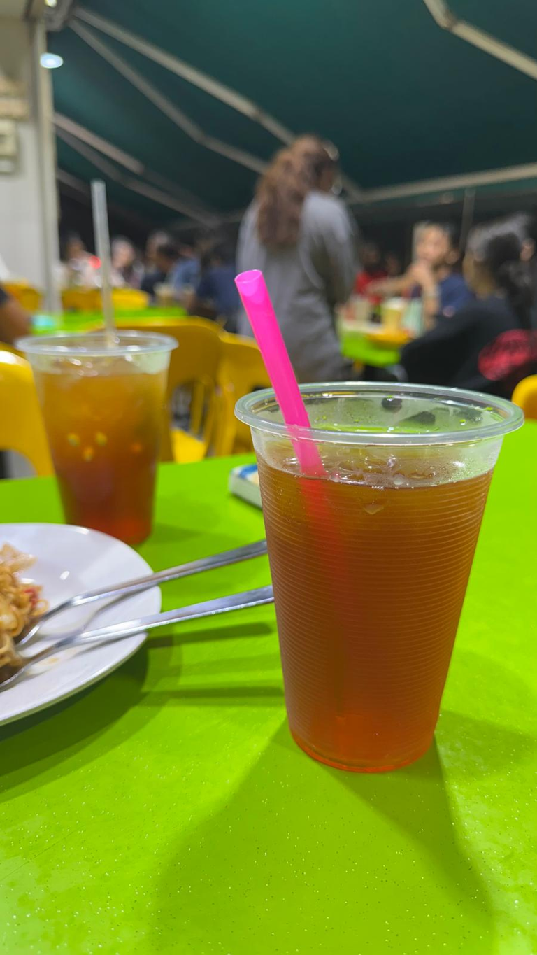 Left and Behind (Teh O Ice Limau), Front and Right (Teh O Ice Kosing)