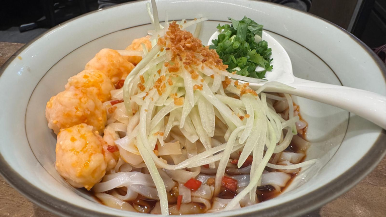 Ebiko Prawn Paste with Chilli Vinaigrette Ramen
