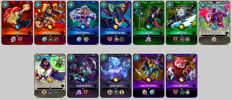Chaos Legion Core Summoners