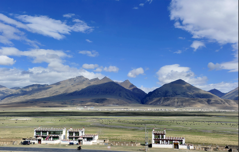 Tibetan Terrain along the railway