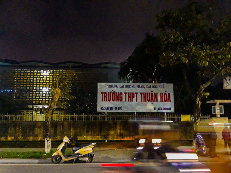 A corner outside Hue University of Education