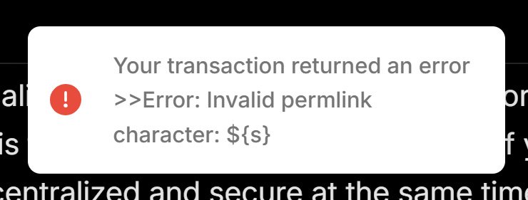 Bug report: inleo not supporting _ (underscore) character in the title of a post