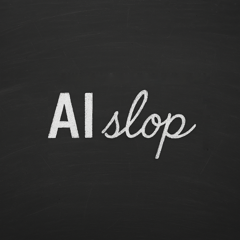 What does "AI slop" mean?