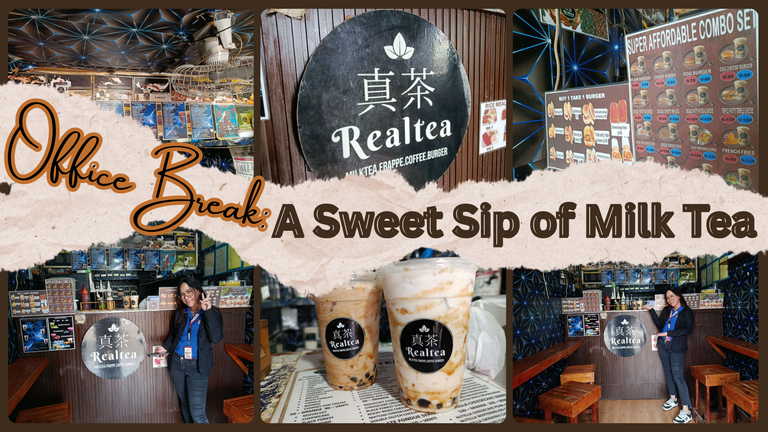 Office Break: A Sweet Sip of Milk Tea