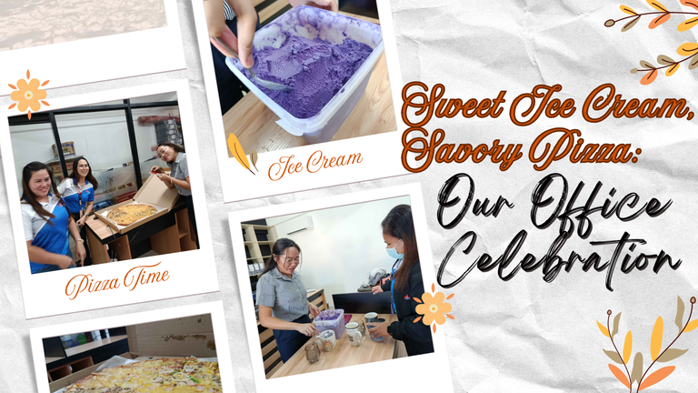 Sweet Ice Cream, Savory Pizza: Our Office Celebration