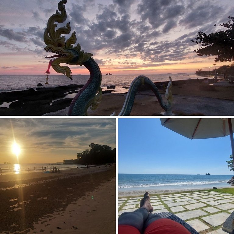 Like most Thai Beaches, Mae Phim Beach had amazing views of sunsets.