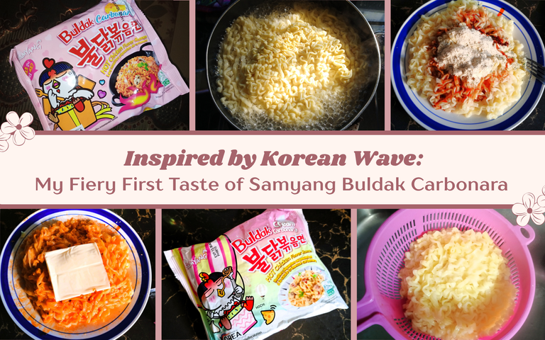 Inspired by Korean Wave: My Fiery First Taste of Samyang Buldak Carbonara