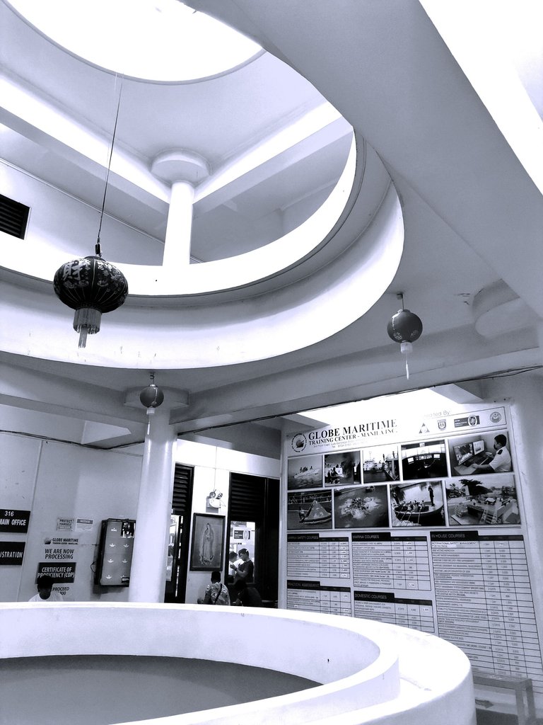 The Unseen Pillars: A Glimpse Inside a Training Center for Seafarers | PhotoFeed Contest – Black and White Photography #129