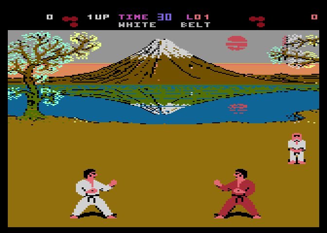 International karate na Atari 65XE